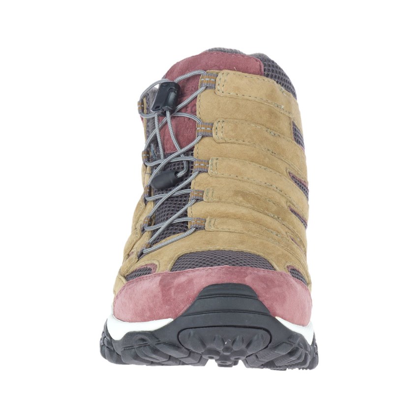 Bottes Merrell A.Four Moab GORE-TEX Jaune/Corail Femme | U.T.GDPE